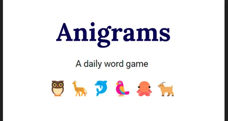 Anigrams Game