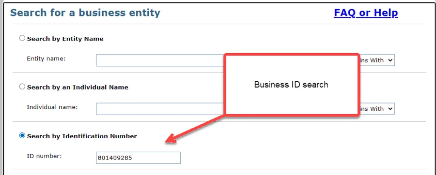 Michigan Business Entity Search