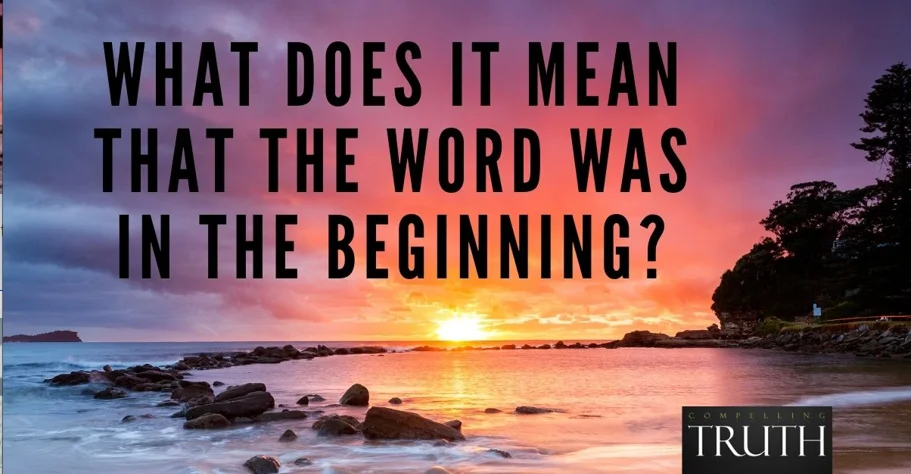 In the Beginning Was the Word